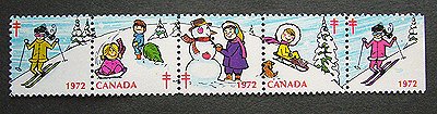 画像1: カナダ1972年クリスマスシール　