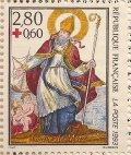 フランス切手　 1993年　赤十字　1種