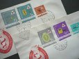 画像2: ハンガリー　1961年赤十字6種  FDC 【切手と記念印スタンプが付いた記念封筒】 (2)
