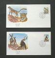 画像1: フィンランド 1989年 ヘルシンキ動物園FDC封筒　【切手と記念印スタンプが付いた記念封筒】　2枚セット (1)