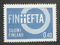 フィンランド切手　1967年 欧州自由貿易連合加盟