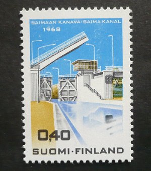 画像1: フィンランド切手　1968年 サイマー運河