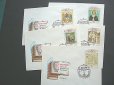 画像2: ロシア　旧ソ連切手　1991年 ロシア　旧ソ連帝国アート　FDC封筒5枚セット 【切手と記念印スタンプが付いた記念封筒】 (2)