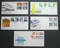 ニュージーランド切手 1987/88年 FDC封筒5枚【切手と記念印スタンプが付いた記念封筒】