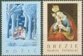 スロベニア切手　1995年　クリスマス　新年　2種
