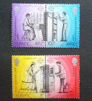 画像1: ジャージー島 切手 1979年　ヨーロッパ切手　ポストマン