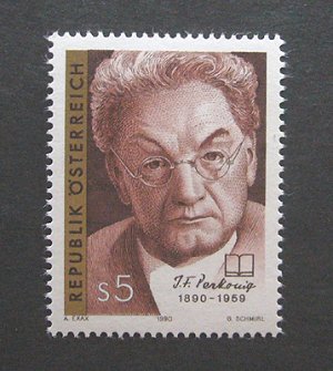 画像2: オーストリア切手　1990年　ヨーゼフ　フリードリヒ生誕100周年　切手及びFDC封筒付き