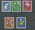 画像2: スイス切手 1960年　セイヨウタンポポ　クサキョウチクトウ　ほか 児童福祉 (2)