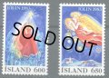 アイスランド切手 1983年 クリスマス　2種