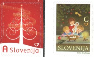 画像1: スロベニア切手　2009年　クリスマス　2種