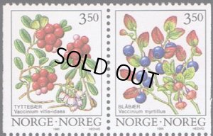画像1: ノルウェー切手 1995年 ベリー　2種