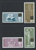 マルタ切手  1974年　彫刻　4種