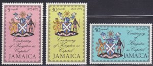 画像1: ジャマイカ切手　1972年　紋章　3種