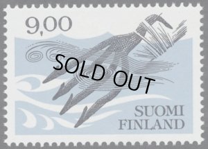 画像1: フィンランド切手　1984年　古い漁具　1種