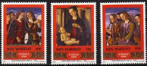 画像1: サンマリノ切手　1994年　クリスマス　3種
