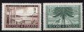 フィンランド切手　1949年　世界森林会議　2種
