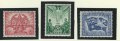 オーストラリア切手　1946年　平和　旗　3種
