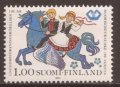 フィンランド切手 1981年　青少年　ペガサス　馬　1種