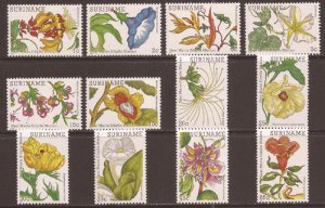 画像1: スリナム切手　1983年　花　エリスリナ・フスカ　12種