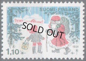 画像1: フィンランド切手　1984年　クリスマス　サンタ　1種