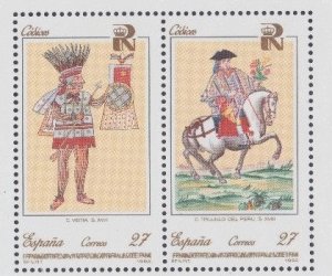 画像2: スペイン切手　1992年　古代　写本　【小型シート】