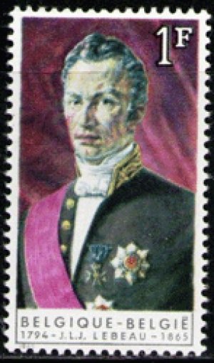 画像1: ベルギー切手　 1965年　ジョセフ・ルボー　1種