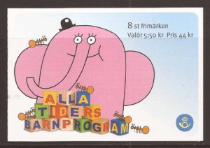 画像2: スウェーデン切手　2006年　テレビ キャラクター 子ども　切手帳