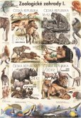 画像2: チェコ切手　2016年　自然保護　動物園　クロサイ　リカオン　小型シート (2)