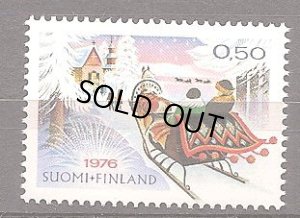 画像1: フィンランド切手　1976年　クリスマス　1種