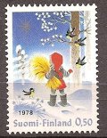 フィンランド切手　1978年　クリスマス　1種