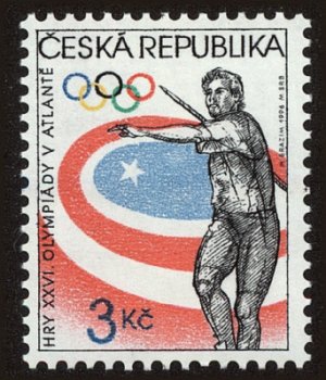 画像1: チェコ切手　1996年　アトランタオリンピック　1種