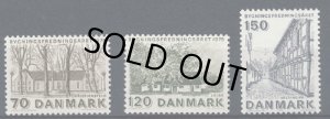 画像1: デンマーク切手  1975年　建物　教会　3種