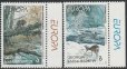 画像2: 【同時にお買い上げの他の商品も送料無料】グルジア切手　1999年　ヨーロッパ切手　国立保護区　鹿　動物　2種 (2)
