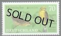 ドイツ切手　2019年　鳥　キアオジ　1種