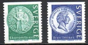 画像1: スウェーデン切手　1999年　カール14世　グスタフ1世　2種