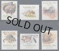 オーストラリア切手　1984年　絶滅危惧　キタケバナウォンバット　ミミナガバンディクート　フクロオオカミ　6種
