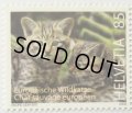 スイス切手　2009年　ヨーロッパの野生の猫　1種