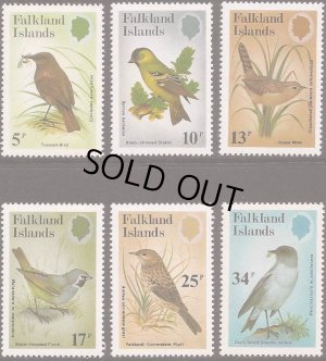 画像1: フォークランド諸島切手　1982年　鳥　ヤッコヒワ　ノドグロシトド　クロイソカマドドリ　6種