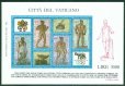 画像1: バチカン切手 1991年　ローマオリンピック、切手世界展　4種/小型シート (1)