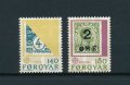 フェロー諸島切手　1979年　郵便の歴史　2種