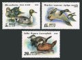ロシア　旧ソ連切手 1991年 鳥　カモ　アヒル　3種