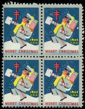 画像1: 【雑誌掲載商品】アメリカ　1944年　クリスマスシール