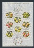 リヒテンシュタイン　2016年　果物の品種　梨　フルーツ　8種　シート