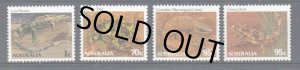 画像1: オーストラリア切手　1983年　爬虫類と両生類　レースオオトカゲ　4種