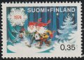 フィンランド切手　1974年　 クリスマス　1種