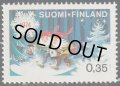 フィンランド切手　1974年　 クリスマス　1種