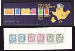 画像1: フィンランド切手　1989年　紋章 　切手帳