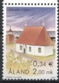 オーランド切手　2000年　コーカル　教会　1種
