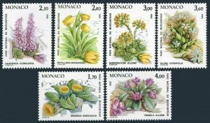 画像1: モナコ切手　1985年　フランス、メルカントゥール国立公園の植物6種