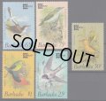 バルバドス切手 　1987年　鳥　切手展　5種